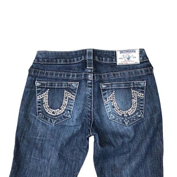 True Religion Jeans Size 26 SKINNY Blue - Picture 5 of 7